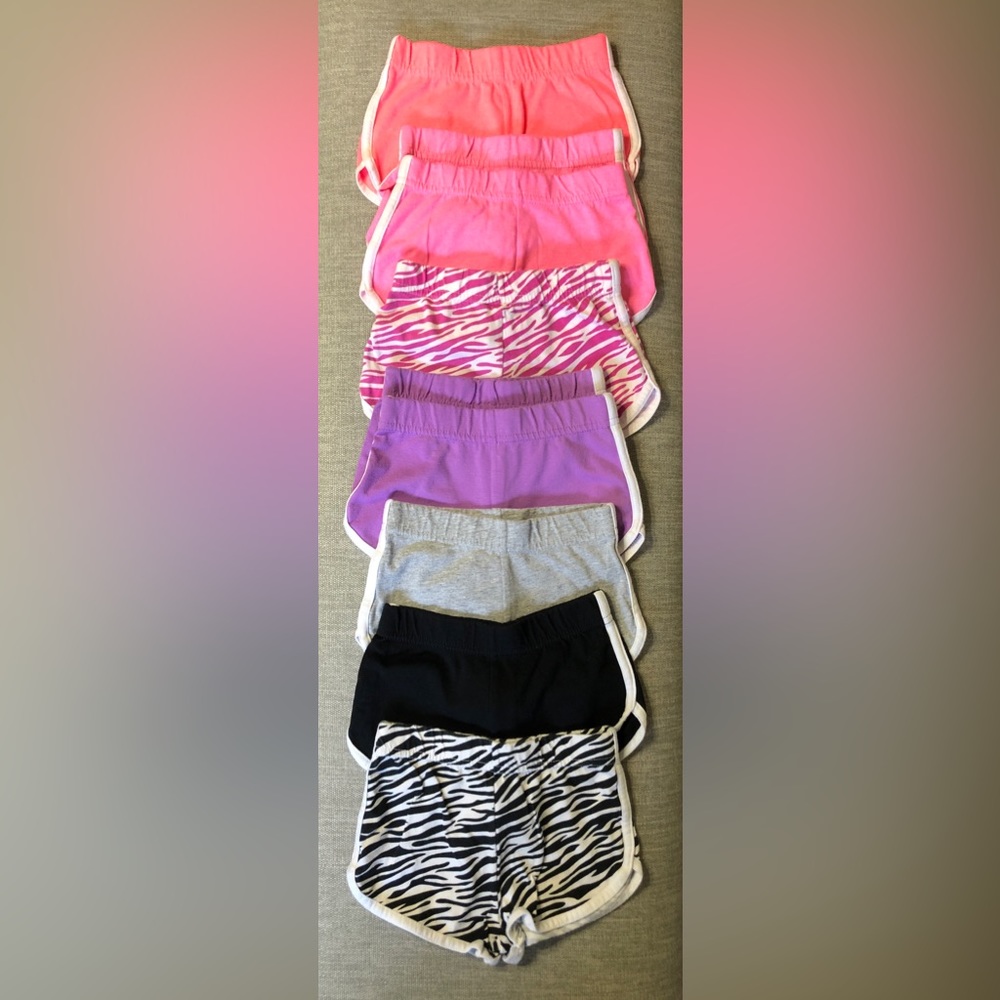Toddler girls knit shorts, size 4T.